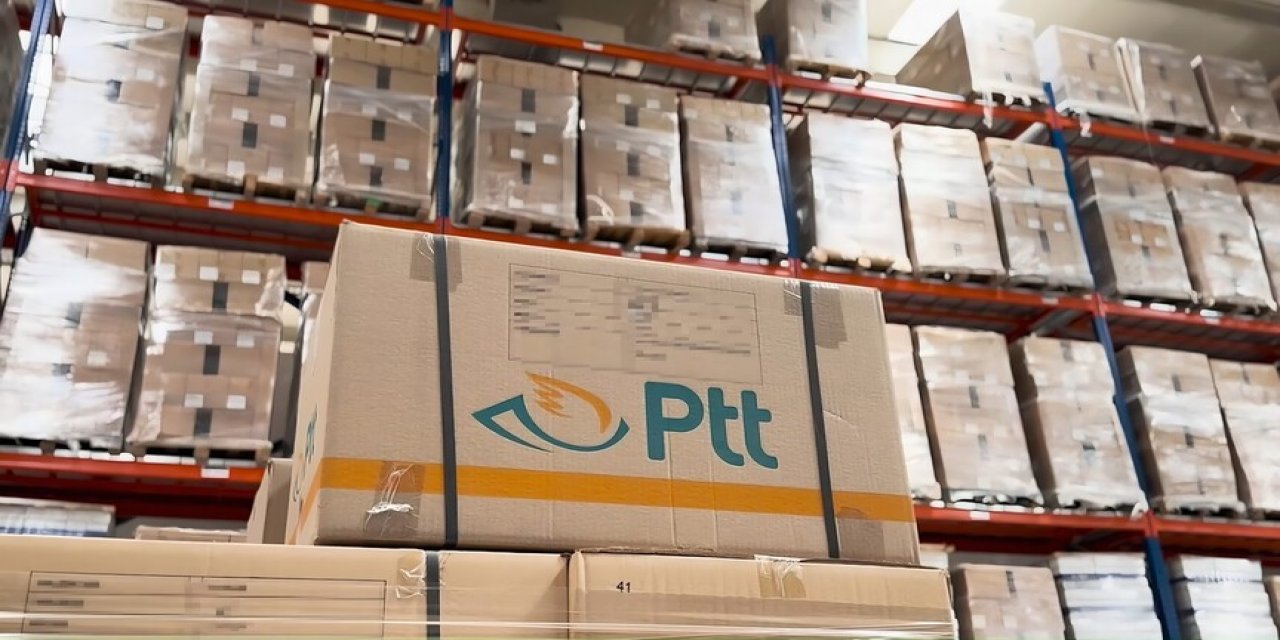 1,4 milyar adet posta kargosu taşındı