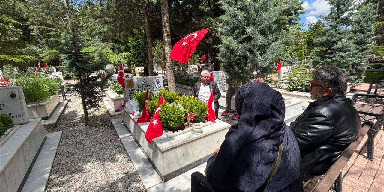 Konya'da şehitlik ve mezarlıklar ziyaret edildi