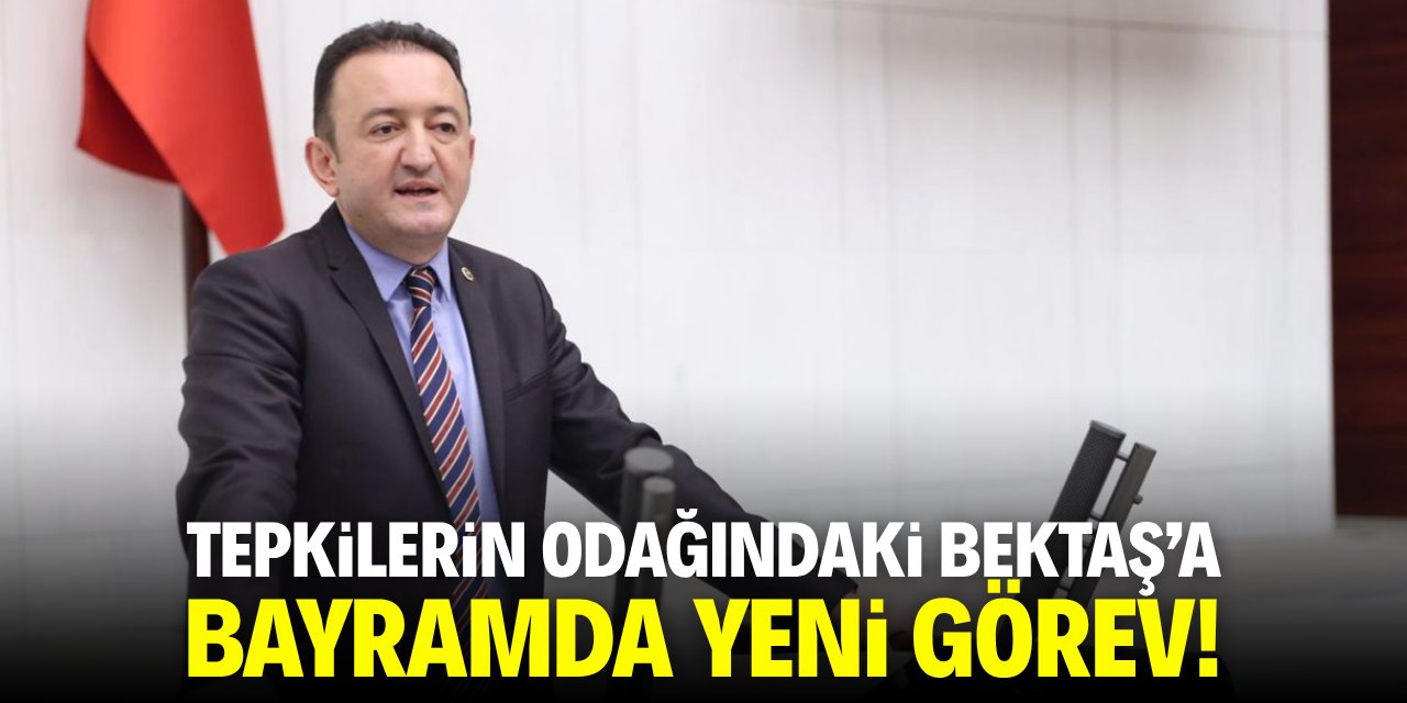 Konya'da tepkilerin odağındaki Bektaş'a, bayramda önemli görev