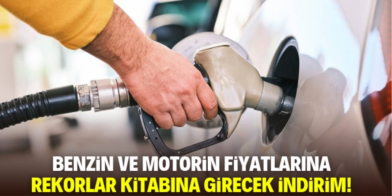 Benzin ve motorinde bir ilk: Bu indirim rekorlar kitabına girecek!