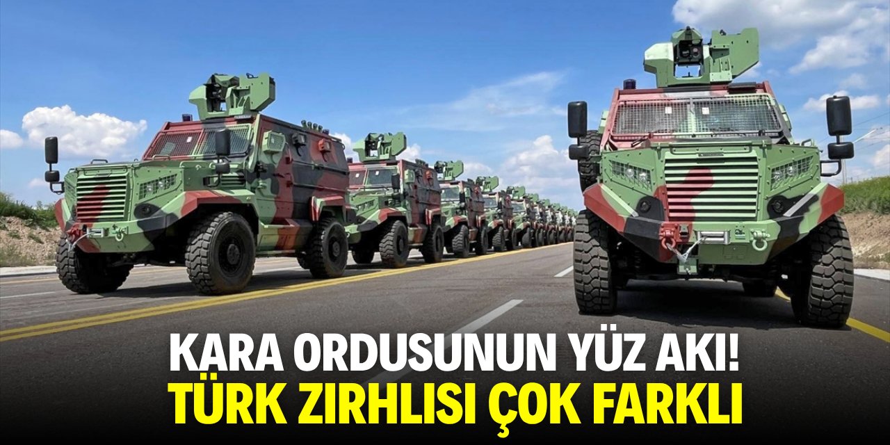 Kara ordusunun yüz akı! Türk zırhlısı çok farklı
