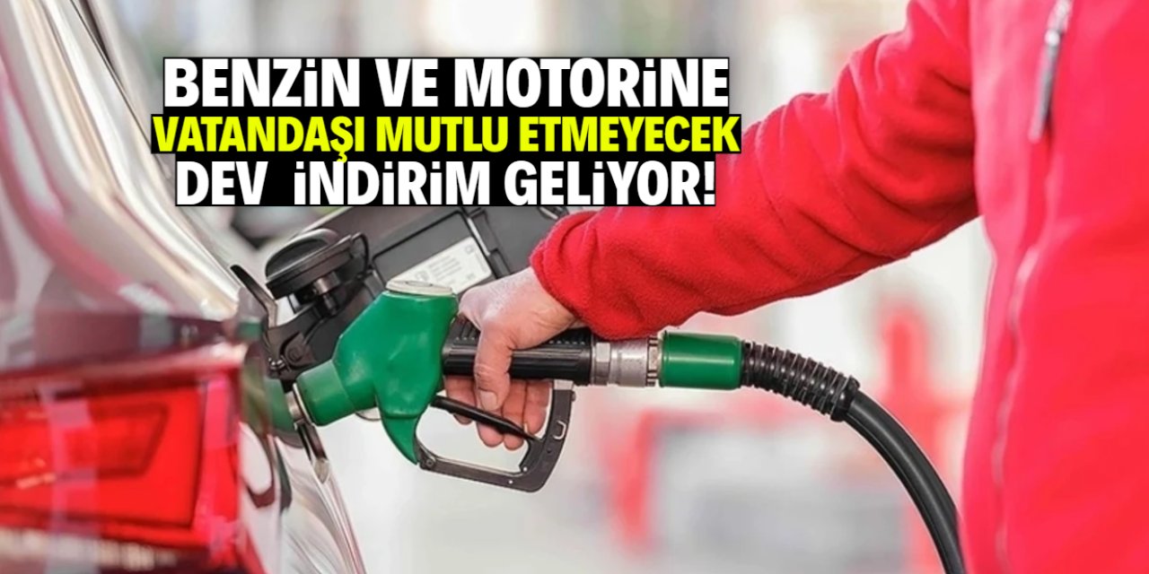 Benzine 5,50 TL motorine 7, 25 TL indirim geliyor: Vatandaşı mutlu etmeyecek!