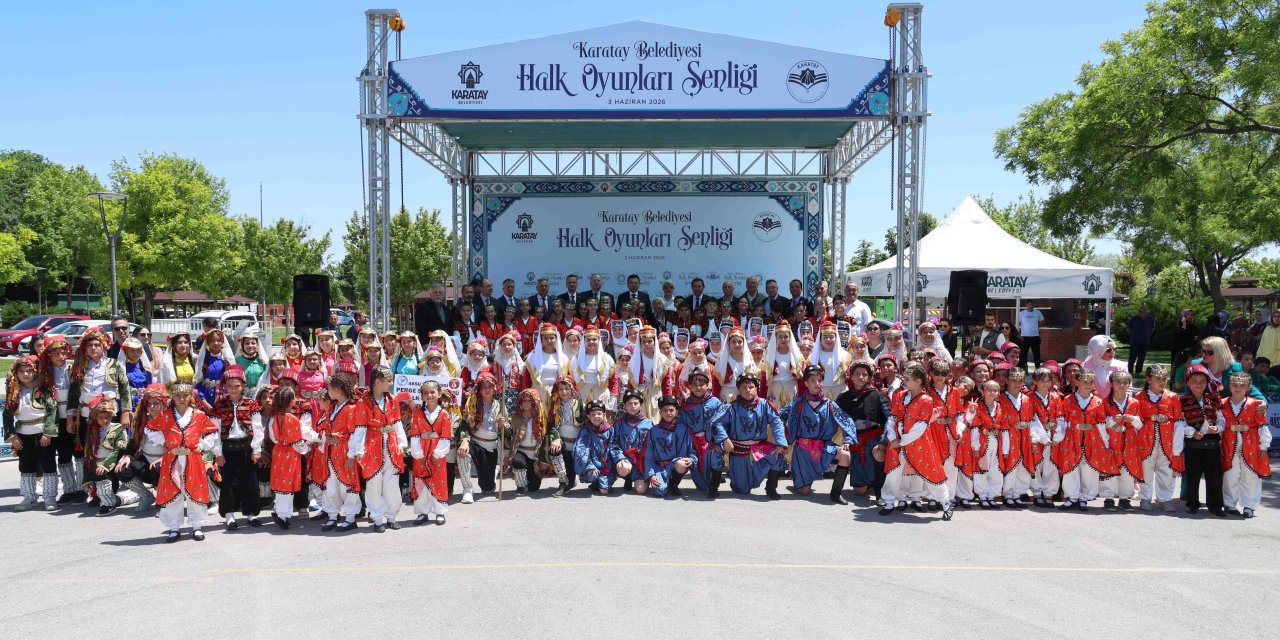 Karatay'dan halk oyunları şenliği