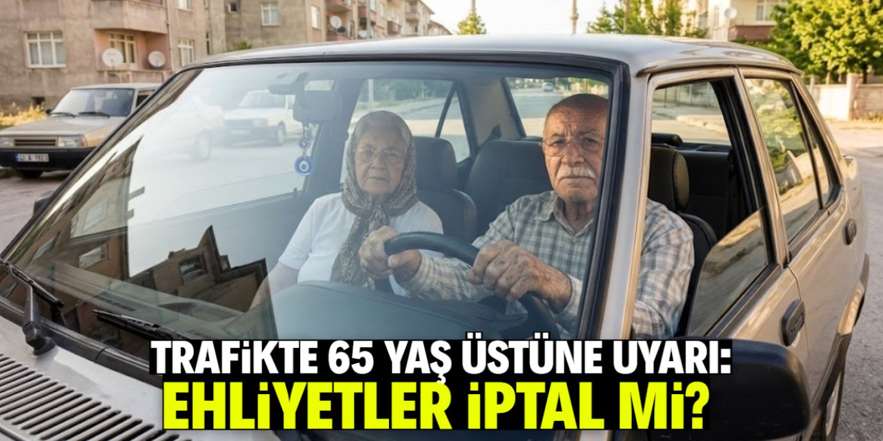 Trafikte 65 yaş üstüne yeni sürpriz: Ehliyetler iptal mi?