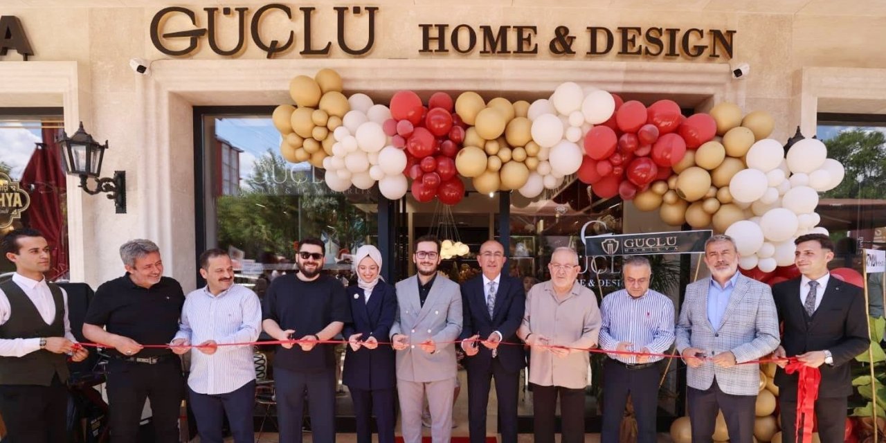 Güçlü Home & Desıng mağazası dualarla açıldı