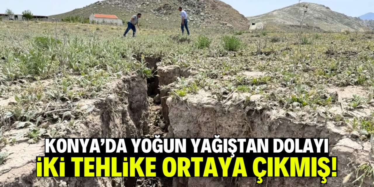 Konya'da yağış olsa bir dert olmasa bir dert: İki 