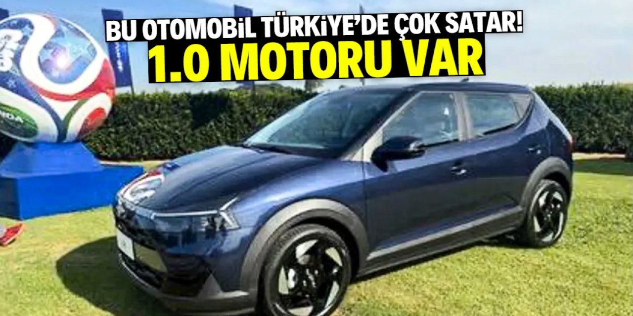 Türkiye'de bu otomobil çok satar! 1.0 motor ile geliyor