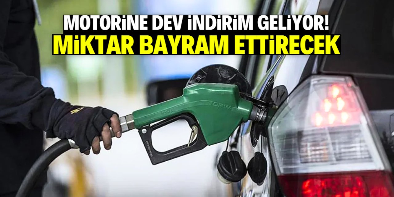 Motorine gelecek dev indirim miktarı belli oldu