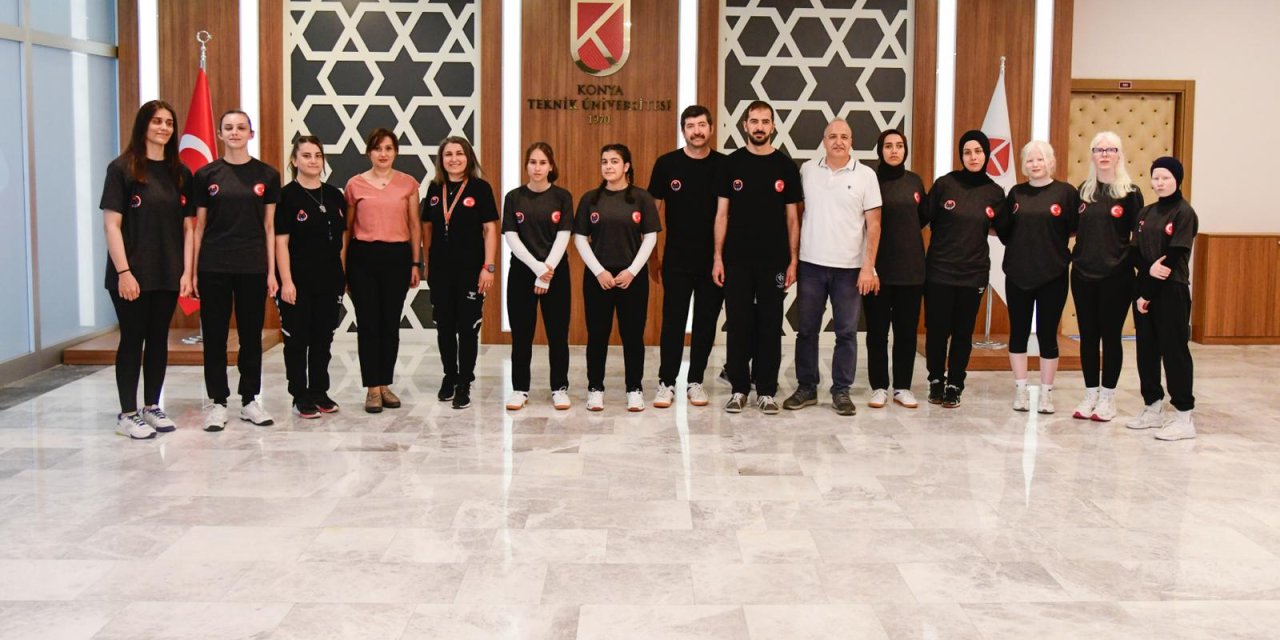 Konya'da görme engelli sporunda büyük heyecan