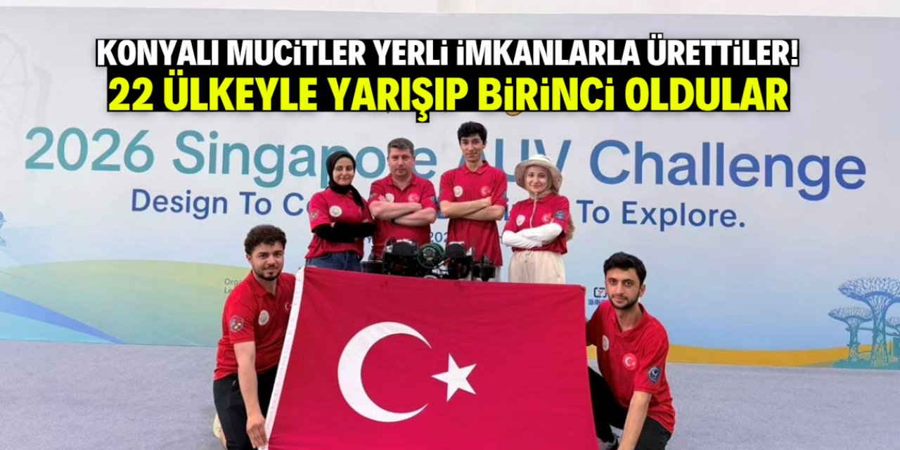 Konyalı mucitler yerli imkanlarla ürettiler! 22 ülkeyle yarışıp birinci oldular