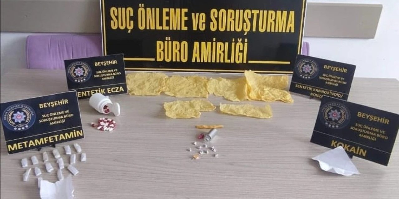 Konya'da uyuşturucu zanlıları yakalandı