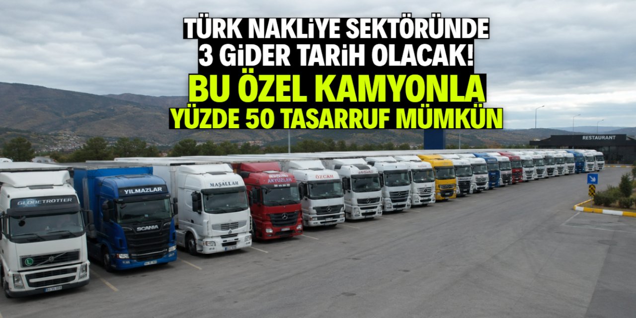 Türk nakliye sektöründe 3 büyük gider sıfırlanacak: Maliyetler yüzde 50 düşecek!