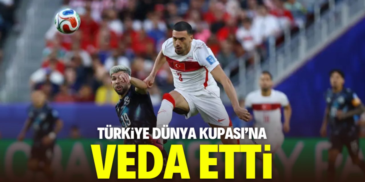 Türkiye mağlup oldu: Dünya Kupası'na veda etti