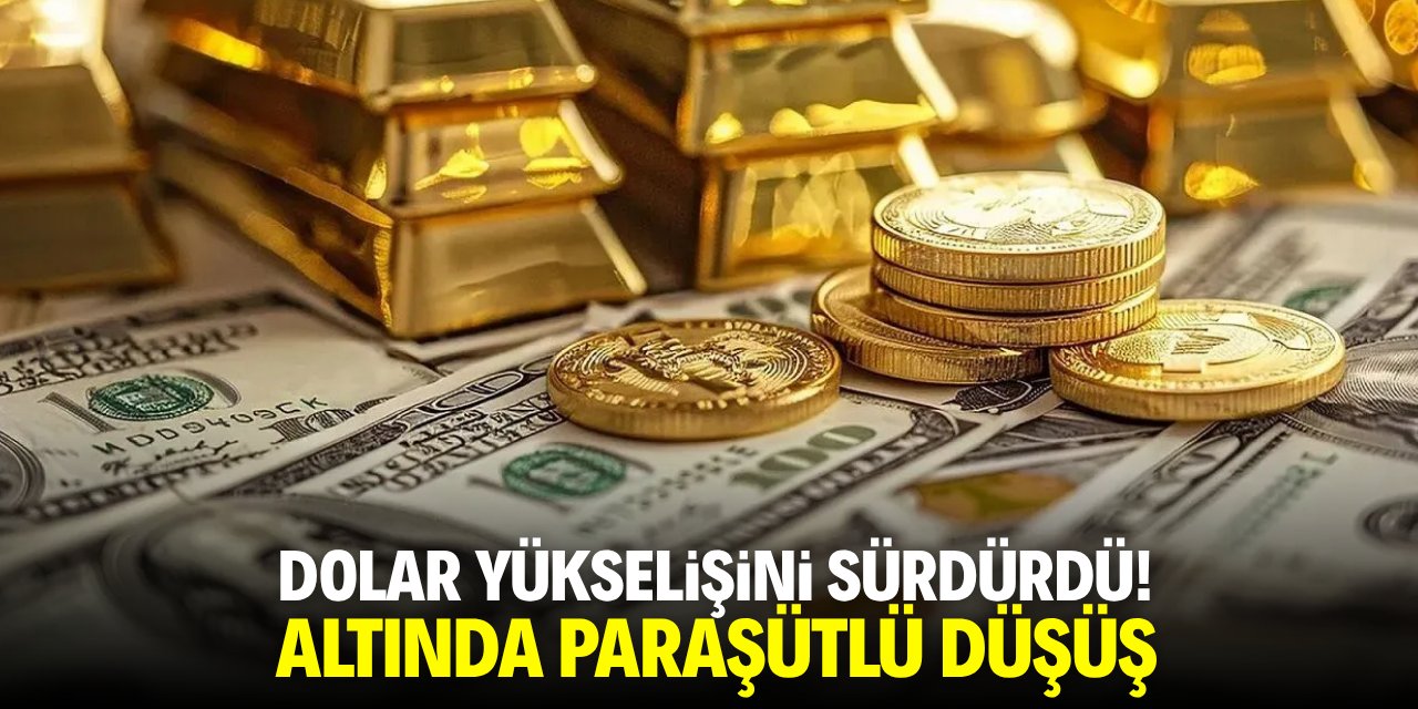 Dolar yükselişini sürdürdü! Altından paraşütlü düşüş