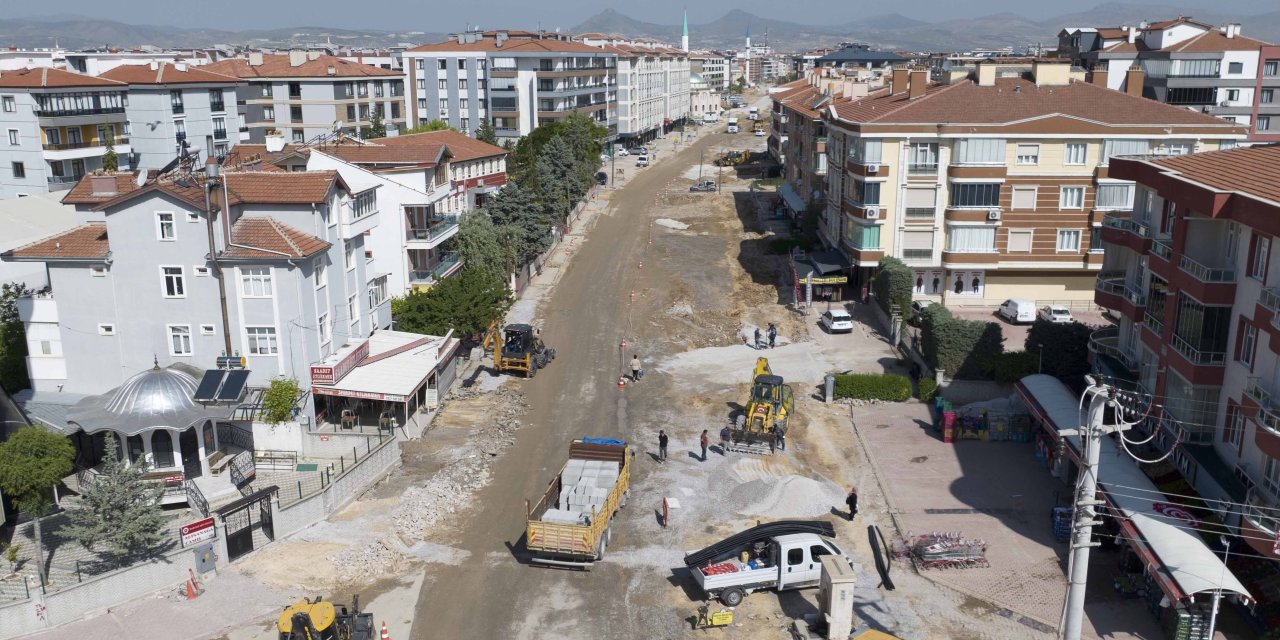 Karatay'da altyapı çalışmaları sürüyor