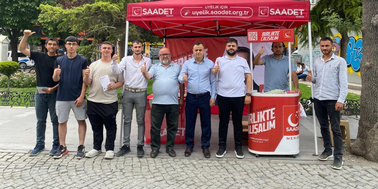 Saadet Partisi'nden Konya'da Babalar Günü etkinliği