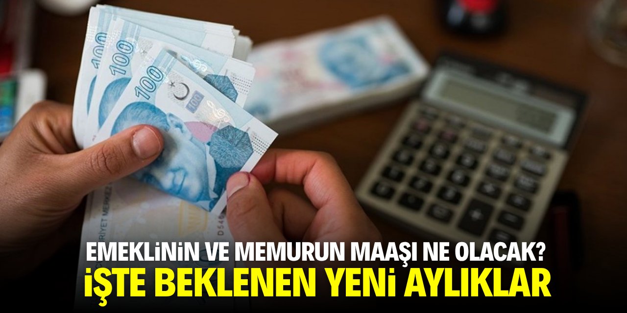 Memur ve emeklinin maaşı ne kadar olacak? İşte beklenen yeni aylıklar