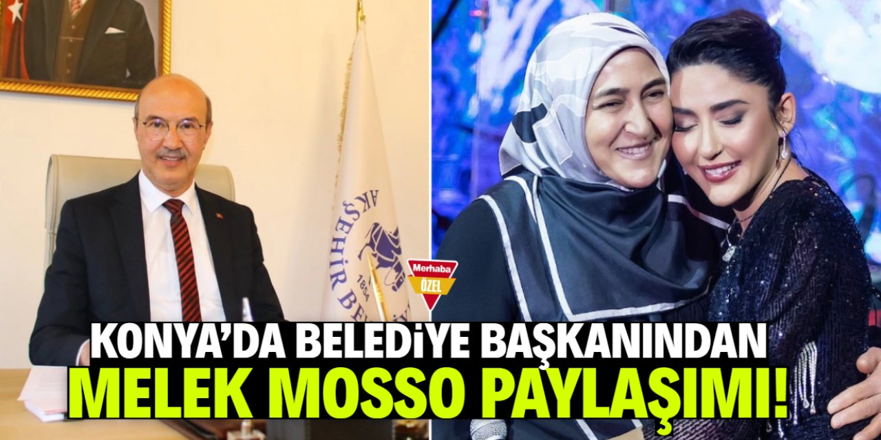 Konya'da Melek Mosso krizi büyüyor! Belediye başkanı paylaşım yaptı