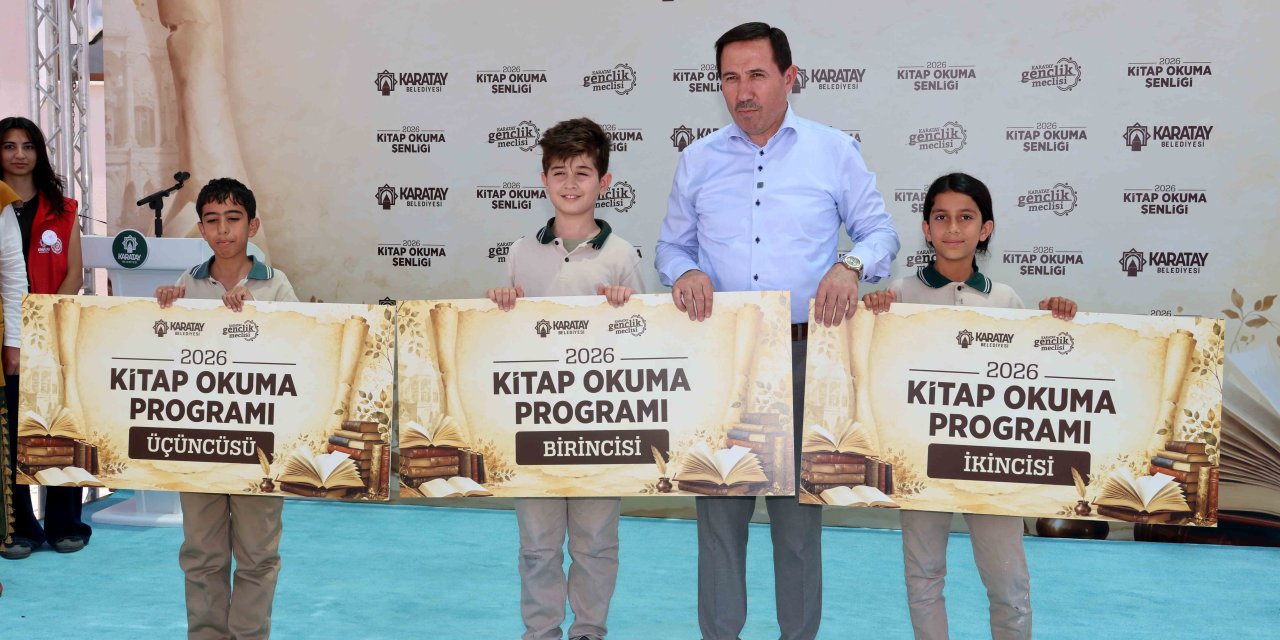 Konya'da 3 bin 840 öğrenci kitap şenliği heyecanı yaşadı