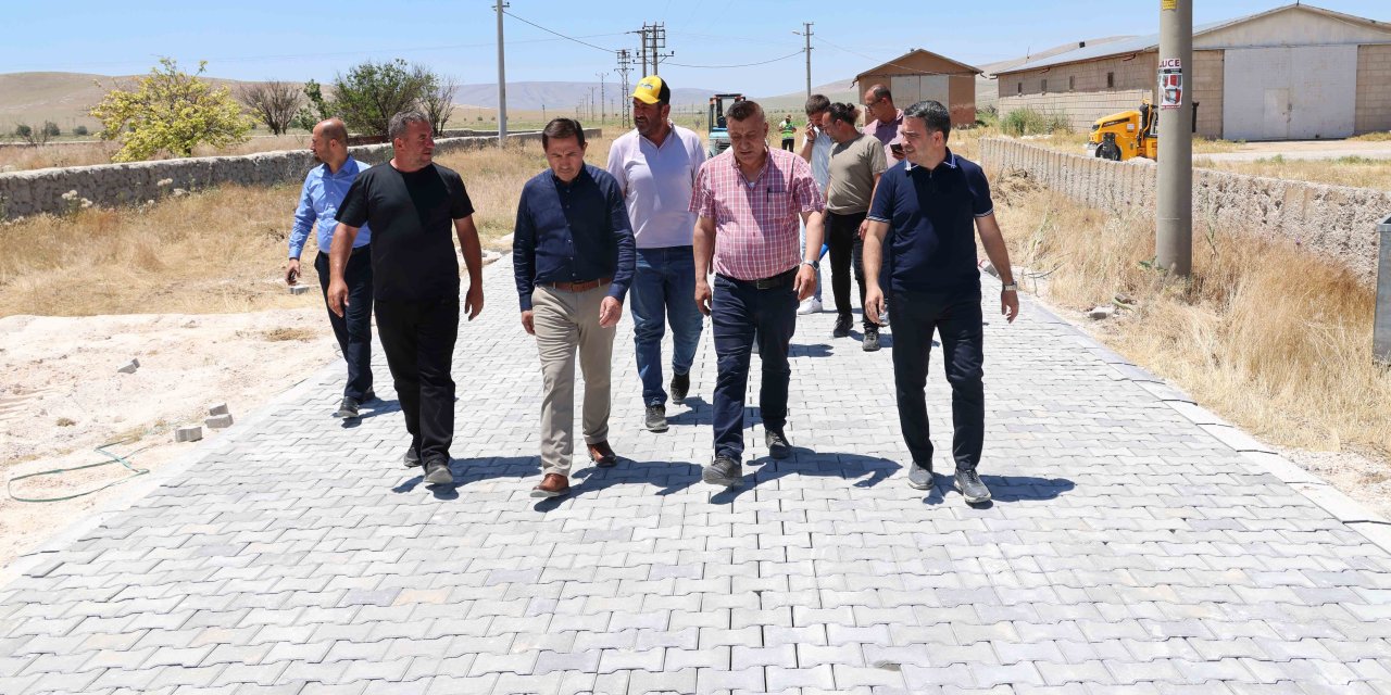 Kılca, parke çalışmalarını inceledi