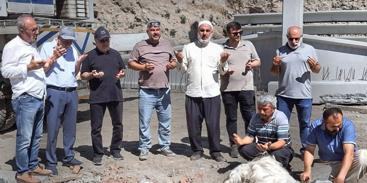 Konya'da aşevi binasının temeli atıldı