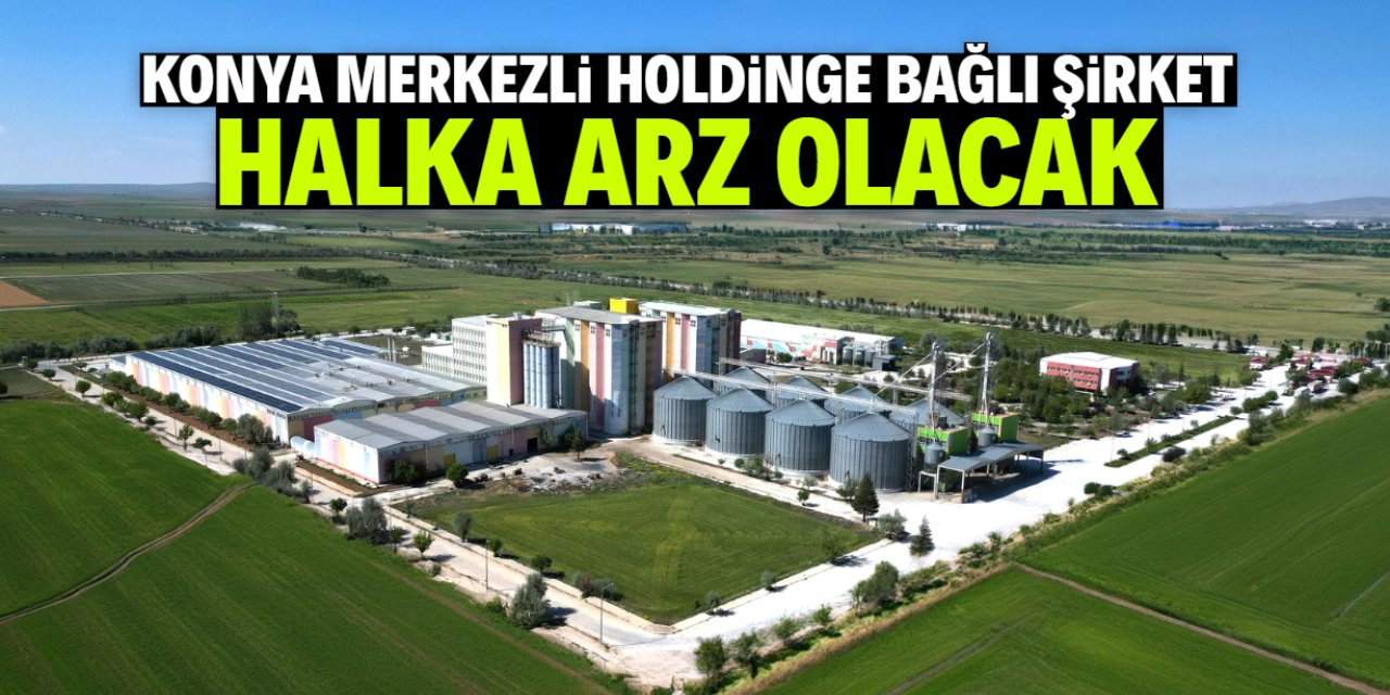 Konya merkezli holdinge bağlı şirketin halka arz başvurusu onaylandı