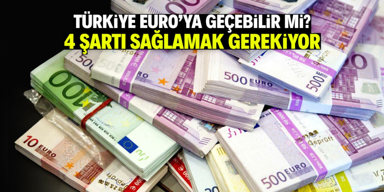 Türkiye Euro'ya geçebilir mi? 4 şartı sağlamak gerekiyor