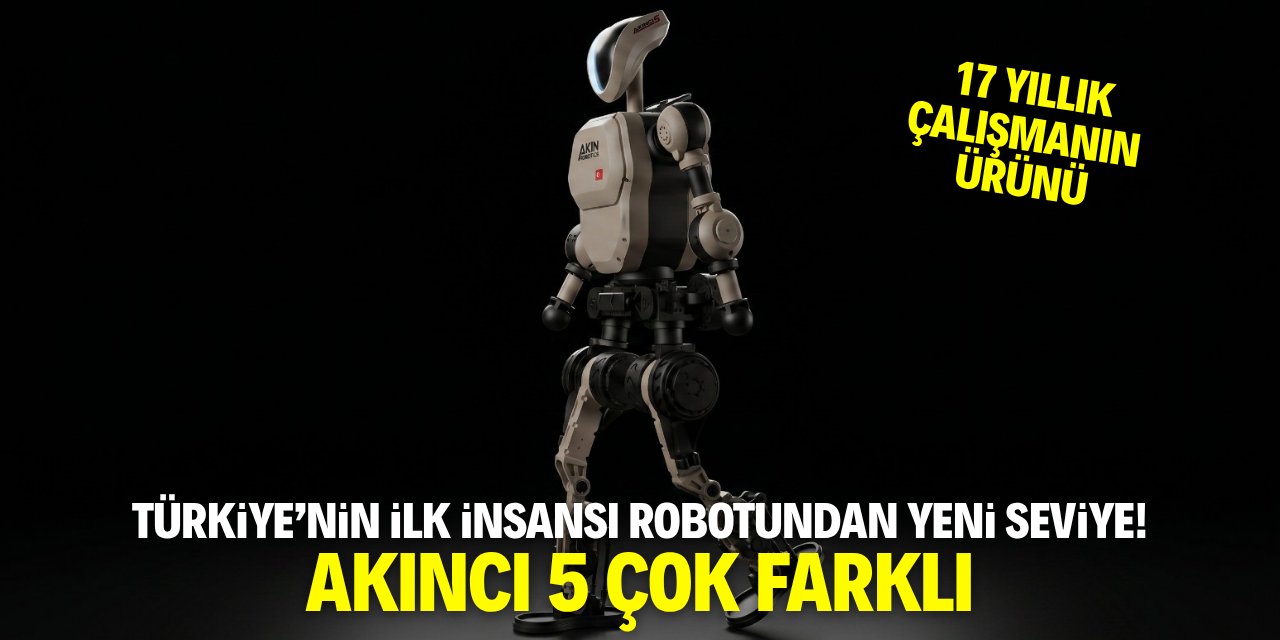 Türkiye'nin ilk insansı robotundan yeni seviye! Akıncı 5 çok farklı