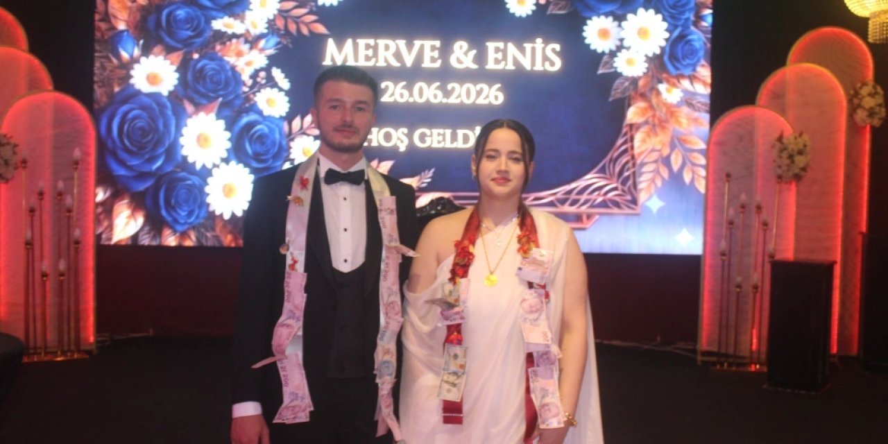 Merve ve Enis'in mutlu günü