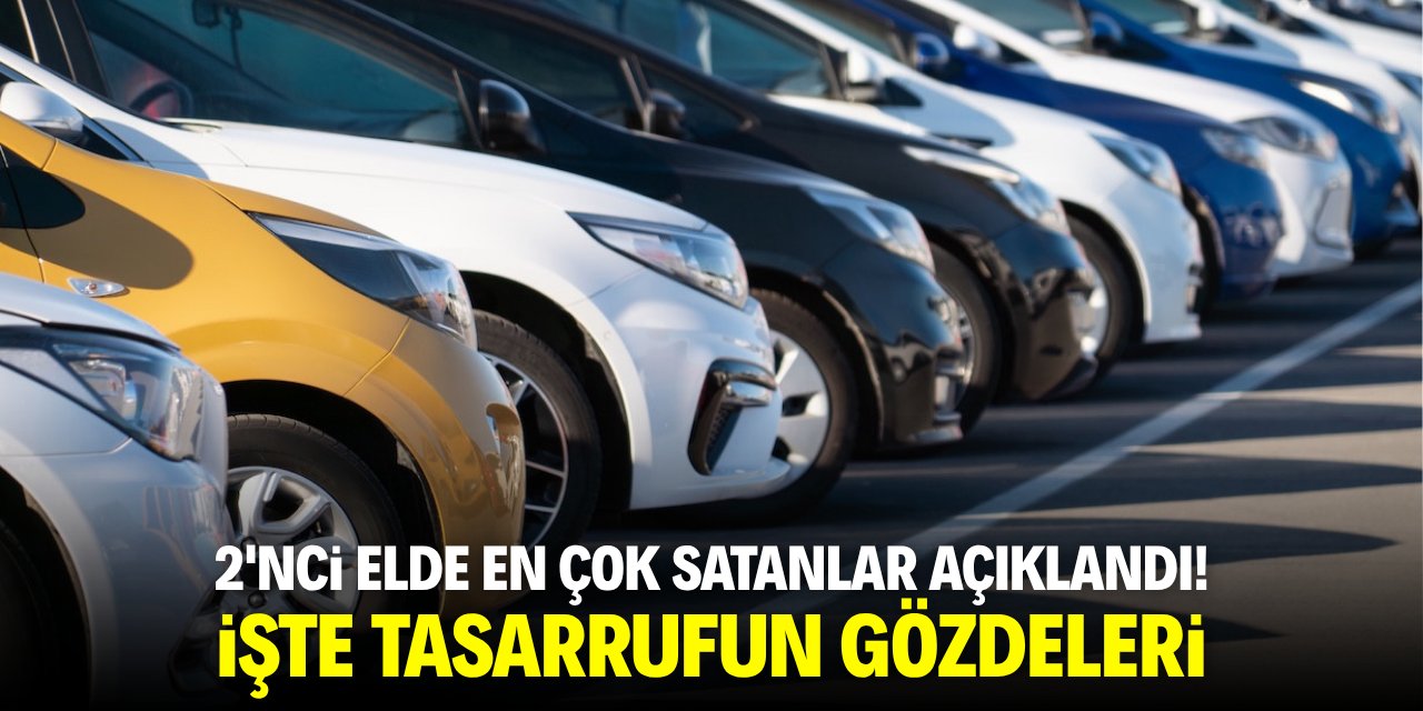 2'nci elde en çok satanlar açıklandı! İşte tasarrufun gözdeleri