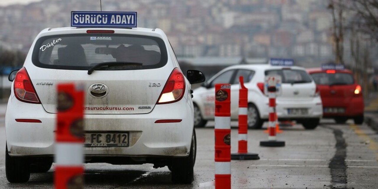 Güneşe çıkamayan sürücü adayına farklı sınav