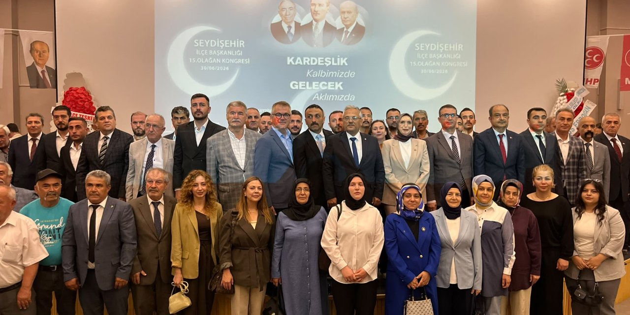 MHP Seydişehir'de kongre tamamlandı