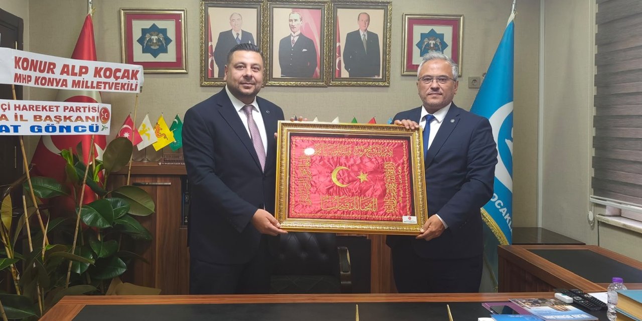 Göncü’den Mehmet İlkerli'ye tebrik ziyareti