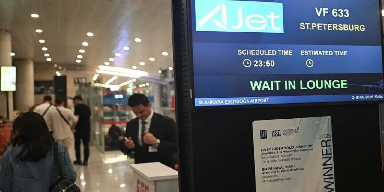 AJet'ten Ankara-St. Petersburg hattındaki ilk uçuş