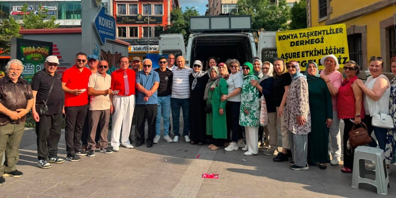 Taşkentliler’in aşure etkinliği büyük ilgi gördü