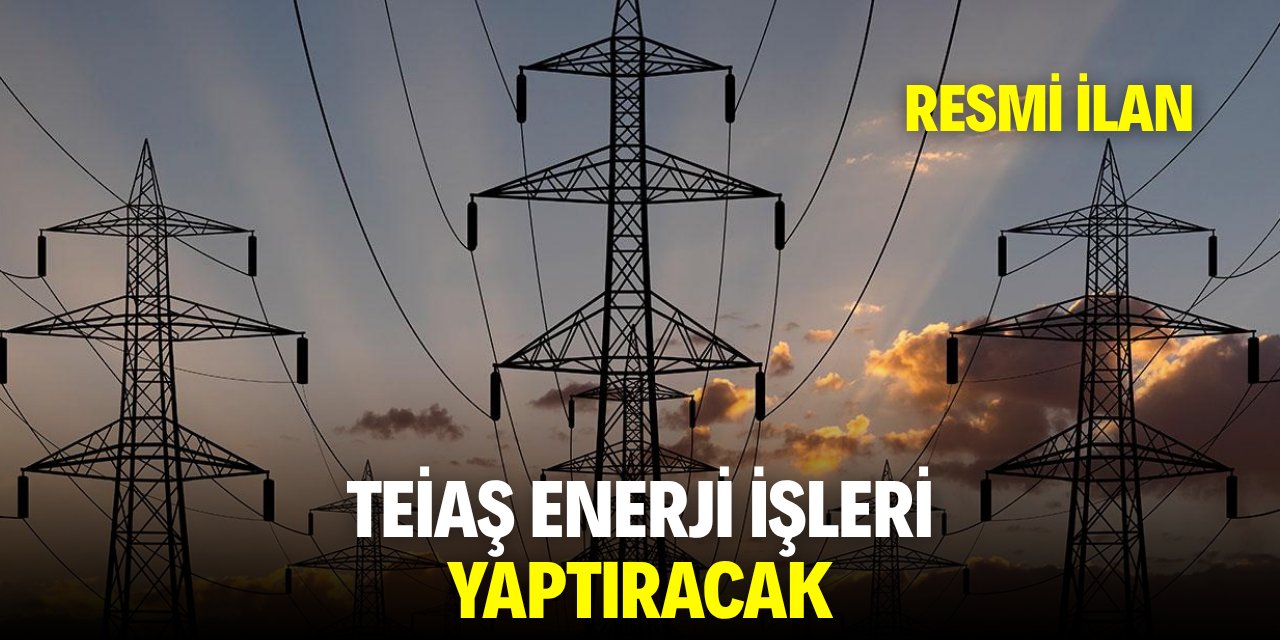 TEİAŞ ENERJİ İŞLERİ YAPTIRACAK