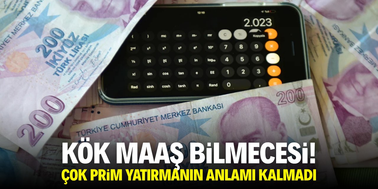 Emeklinin kök maaş bilmecesi! Çok prim yatırmanın anlamı kalmadı