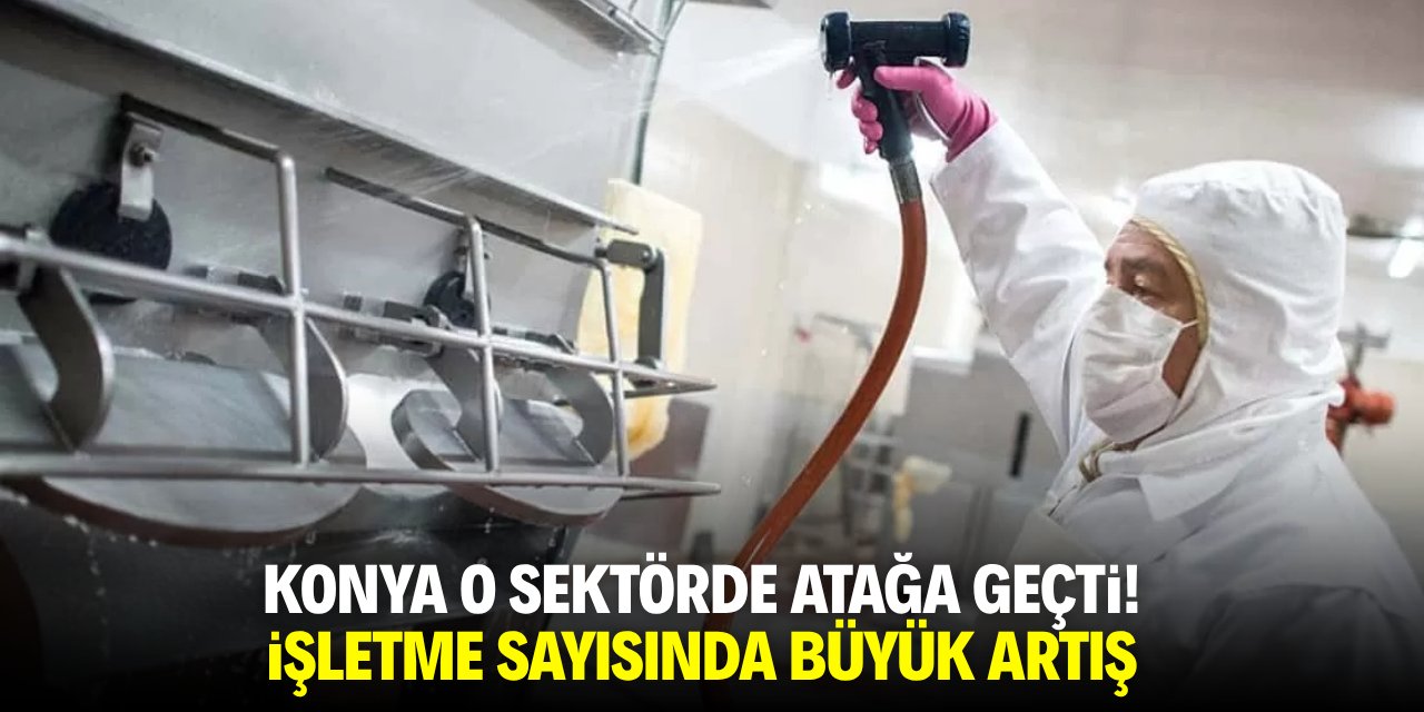 Konya o sektörde atağa geçti! İşletme sayısında büyük artış