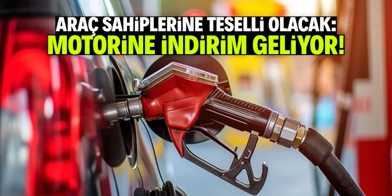 Motorin fiyatlarına indirim geliyor: Zammın tesellisi olacak!