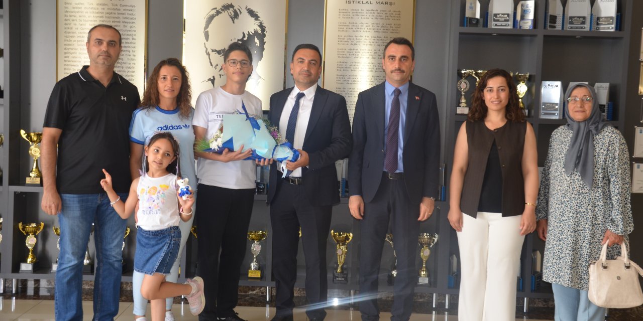 TEDEM'li Kayra Berk Gülşen, LGS'de Türkiye 1'incisi oldu