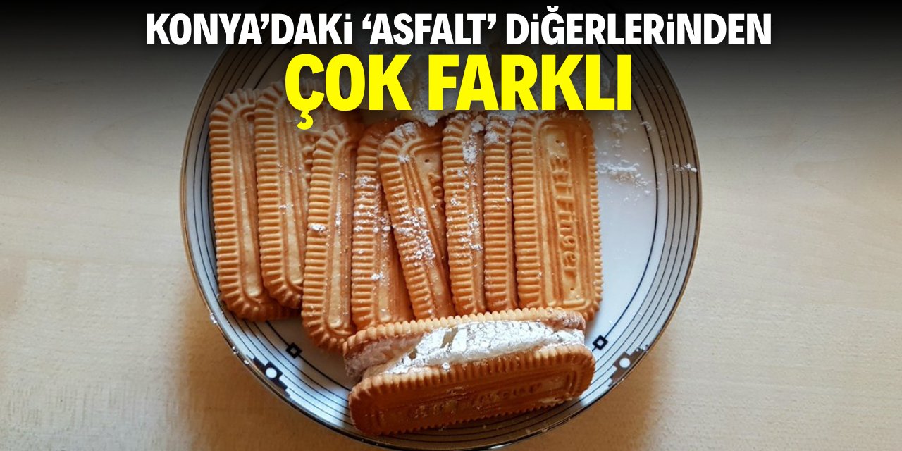 Konya'daki asfalt diğerlerinden çok farklı!