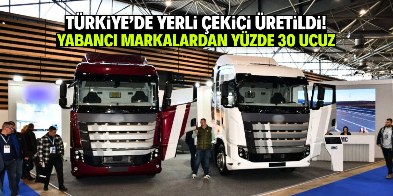 Türkiye yerli ve milli çekici üretti! Fiyatı yabancı markalardan yüzde 30 düşük