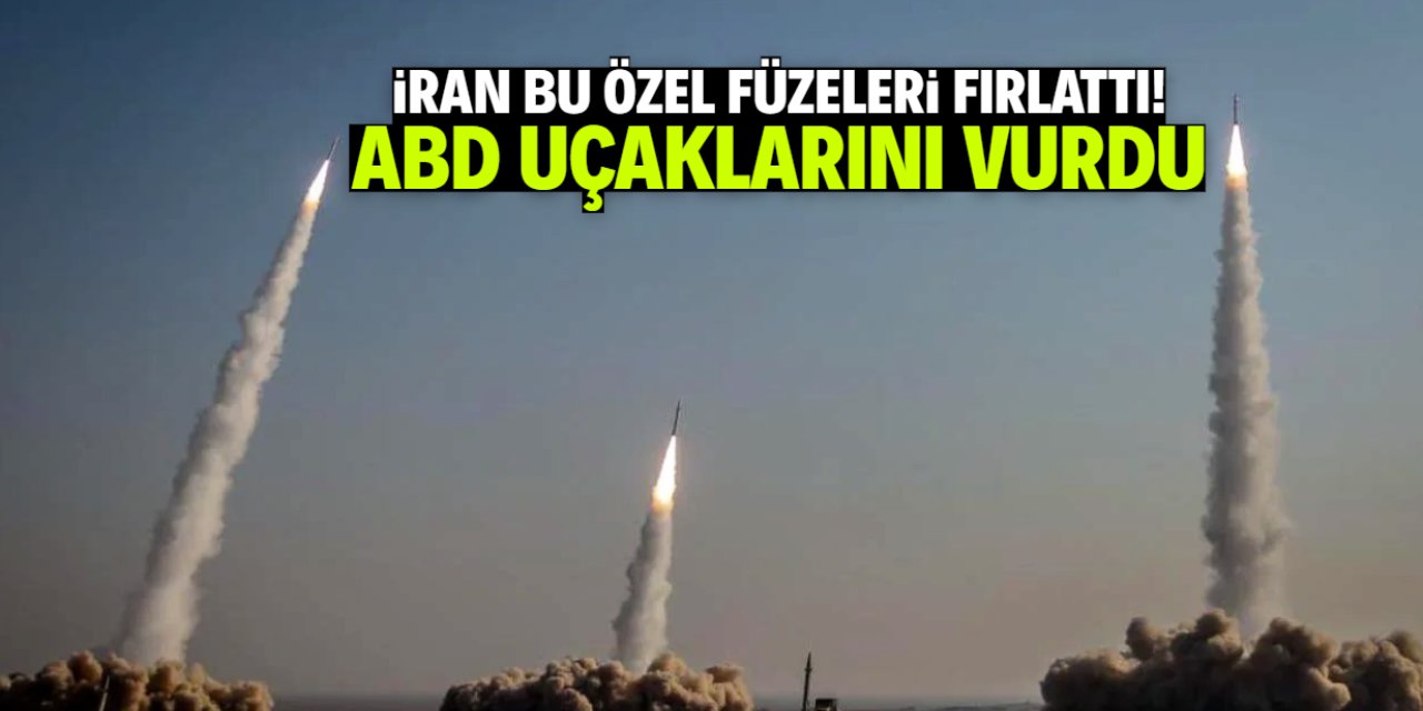 İran özel füzesini fırlatıp 2 ülkeyi uyardı: ABD uçaklarını vurdu!