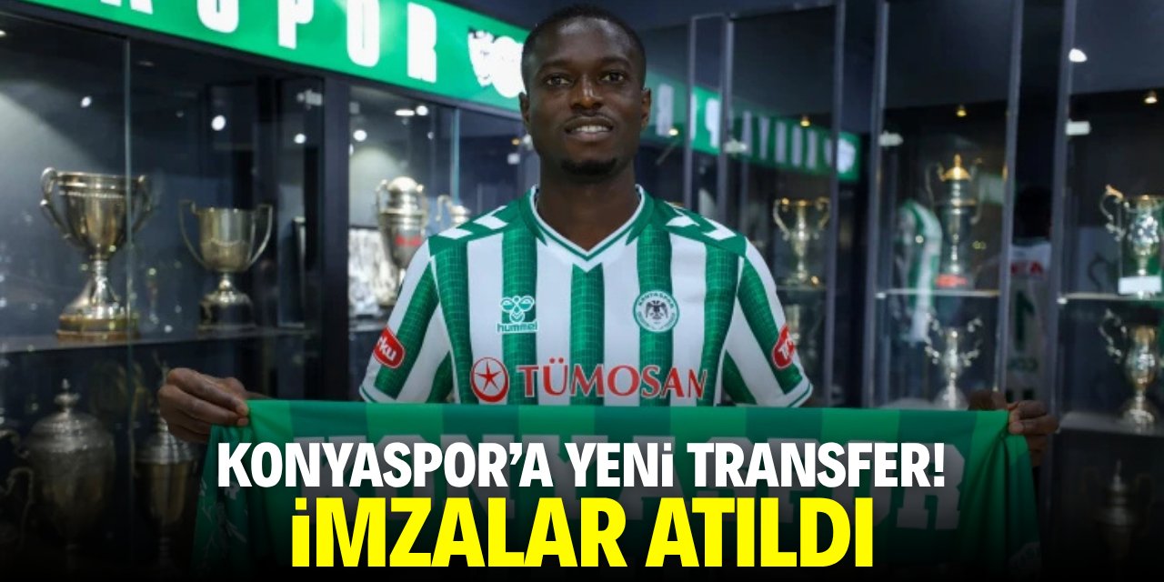 Konyaspor'a yeni sol kanat! İmzalar atıldı