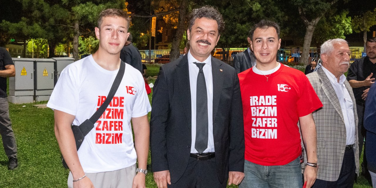 Selçuk Üniversitesi 15 Temmuz etkinliklerinde yerini aldı