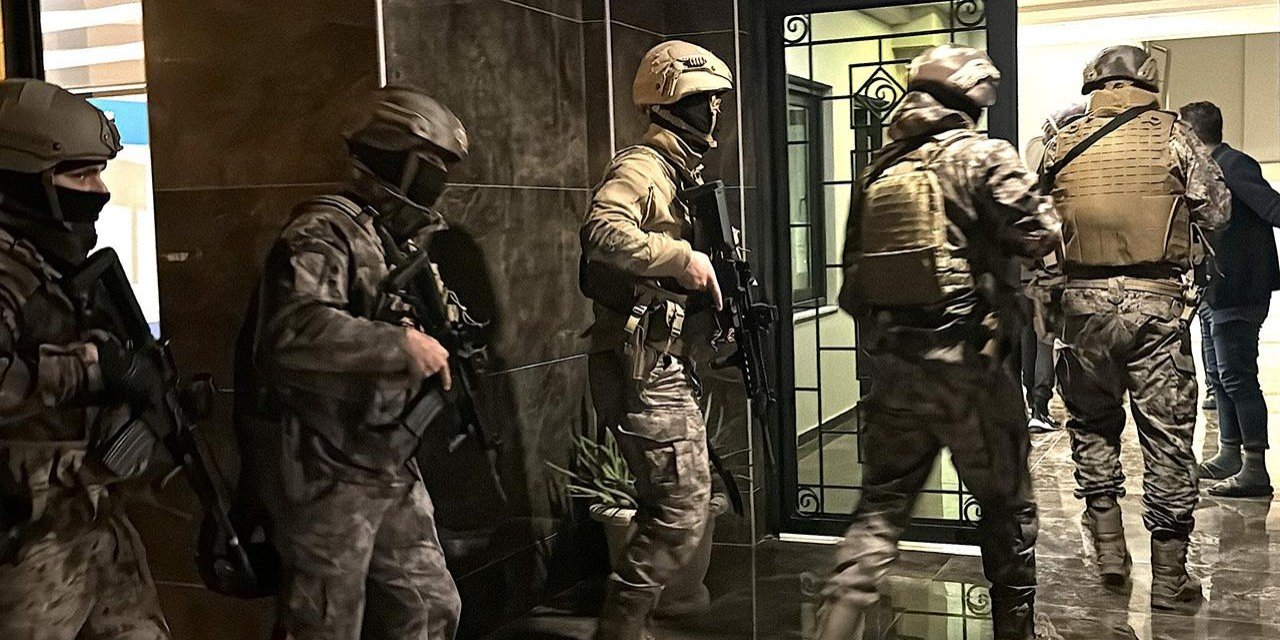 Konya ve 11 ilde çetelere baskın