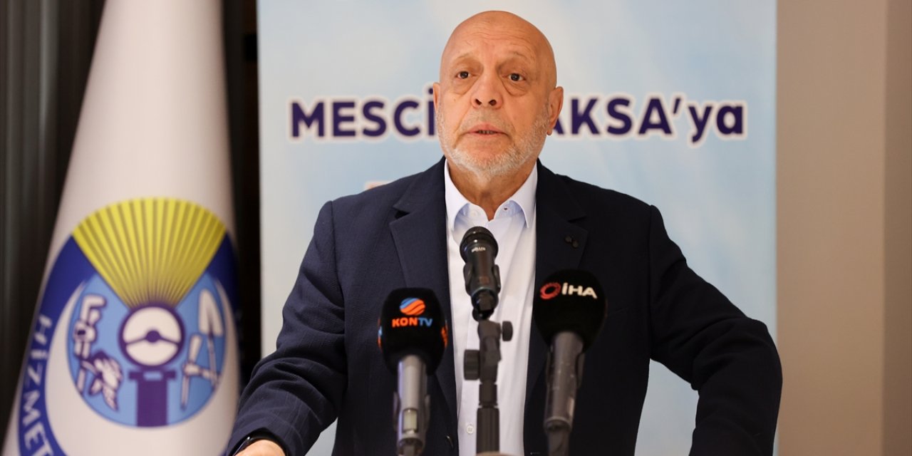 HAK-İŞ Genel Başkanı Arslan: Sendikal mücadelemiz Kudüs mitingiyle başladı