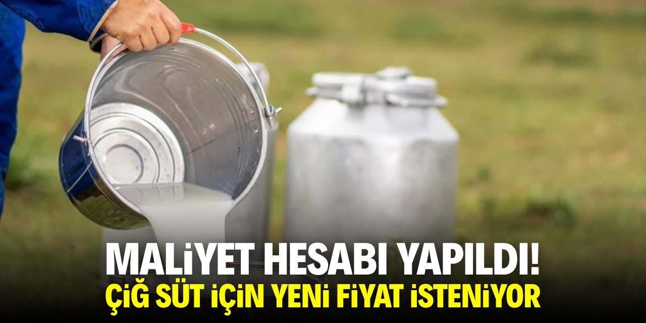 Maliyet hesabı yapıldı! Çiğ süt için yeni fiyat isteniyor