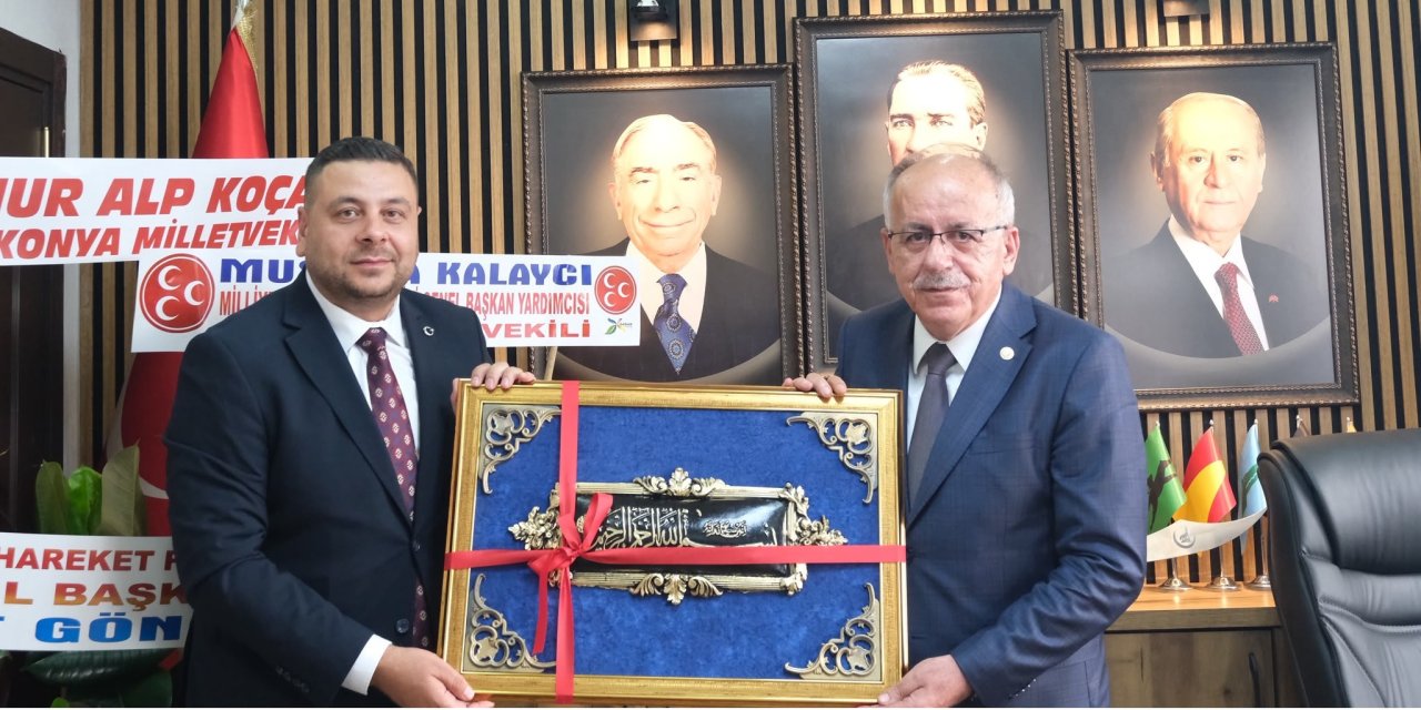 Kalaycı'dan Konya Ülkü Ocağı'na ziyaret