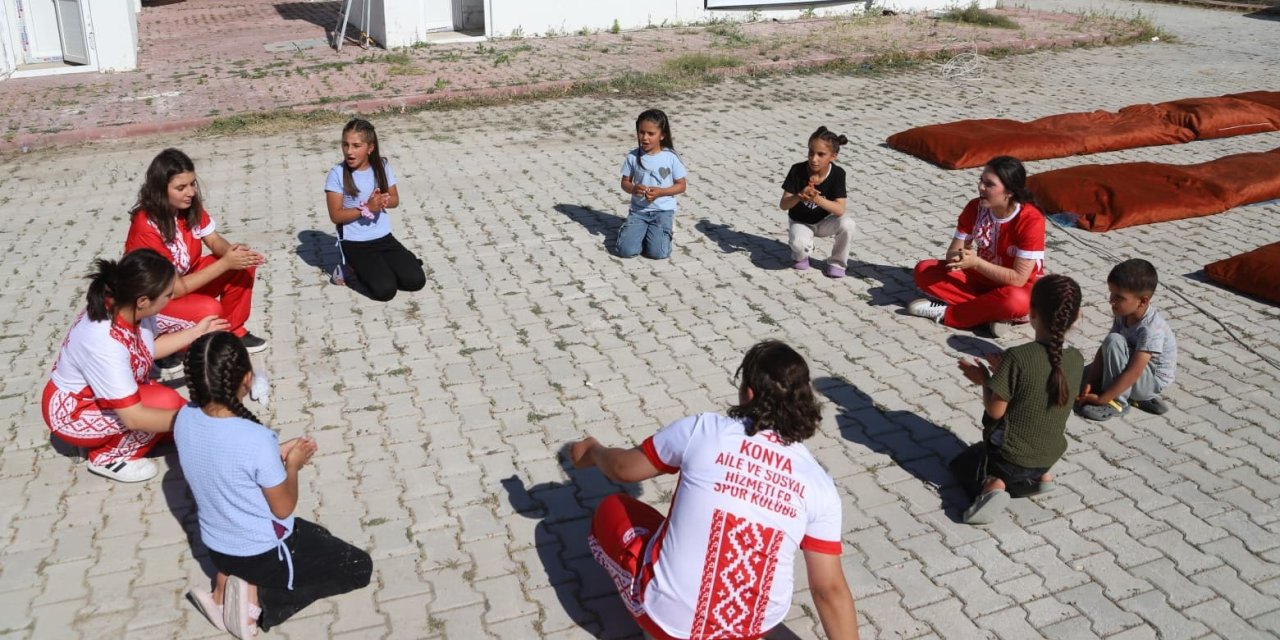 Konya'da tarım işçilerinin çocukları için etkinlik
